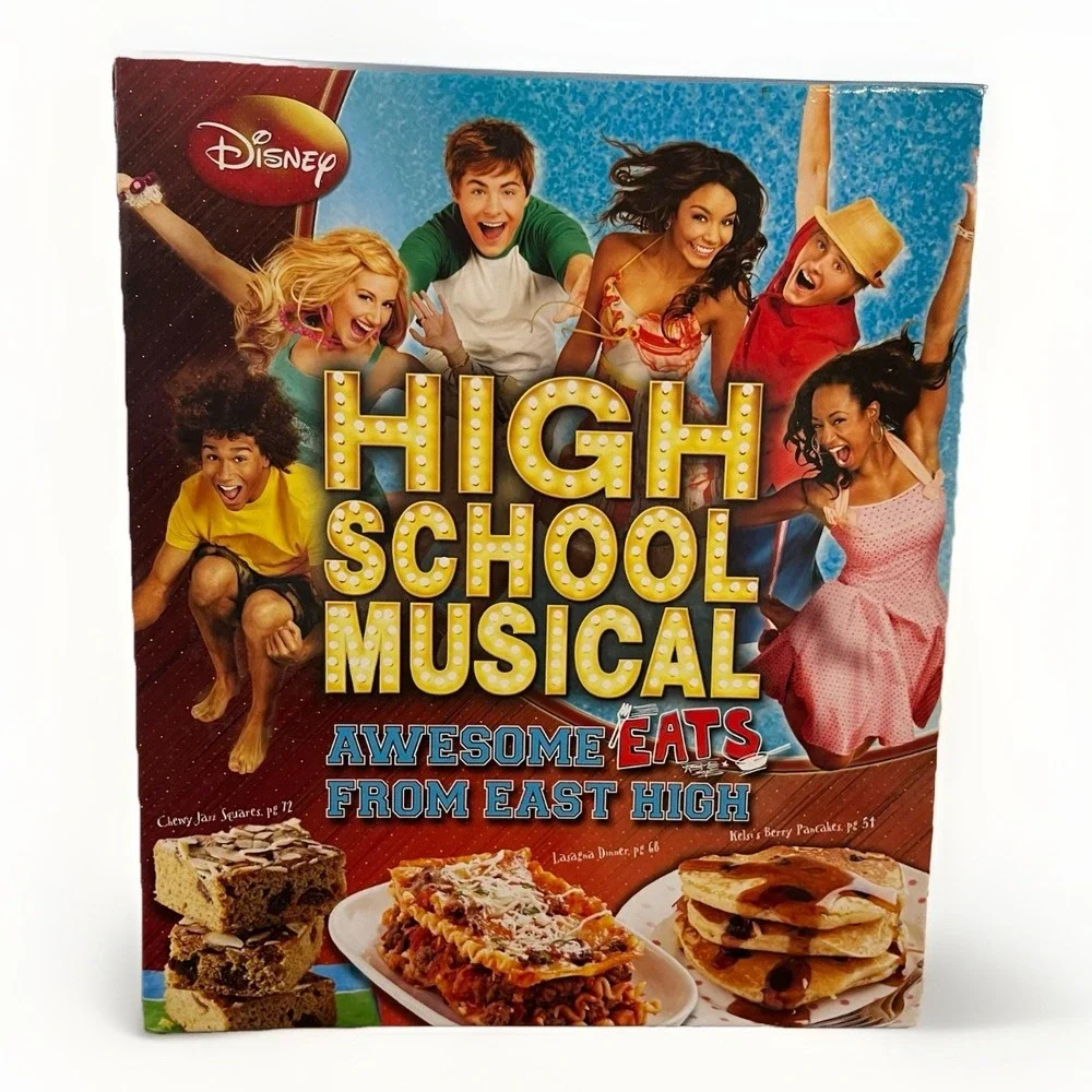 High School Musical COOKBOOK Awesome Eats East High 2008 1st Edition Spiral Book